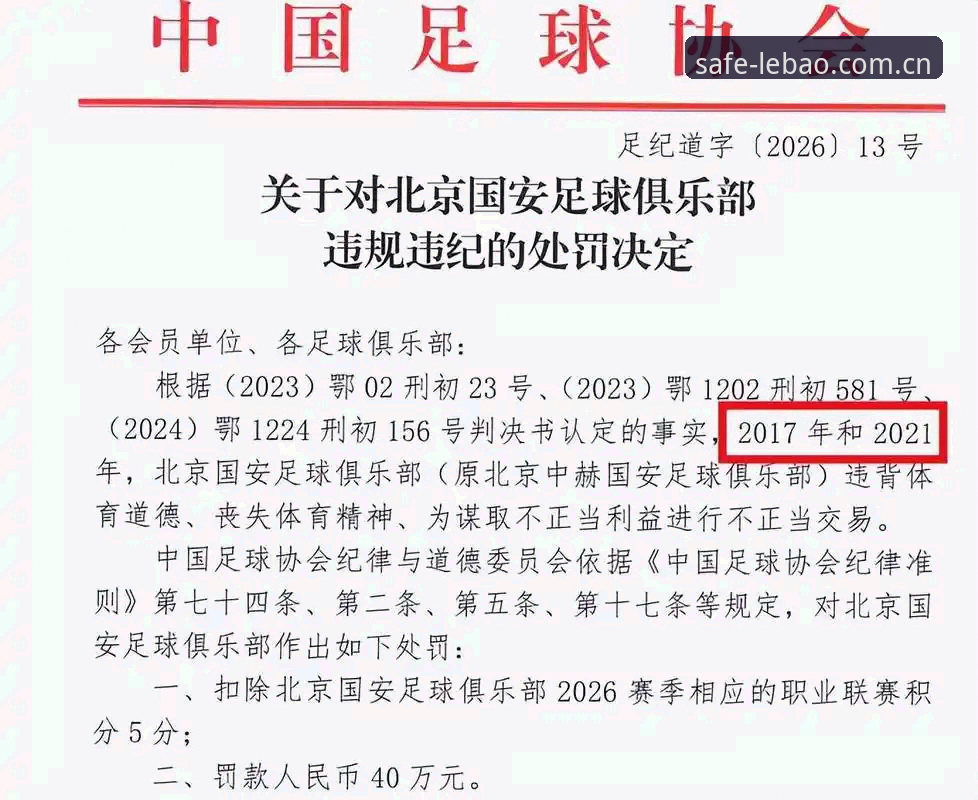 乐宝体育靠谱吗 中国足协第三批禁足名单详解——65人重罚背后的足球乱象与反思